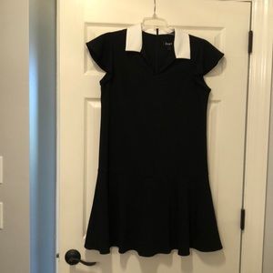 DKNY Black Flare Dress